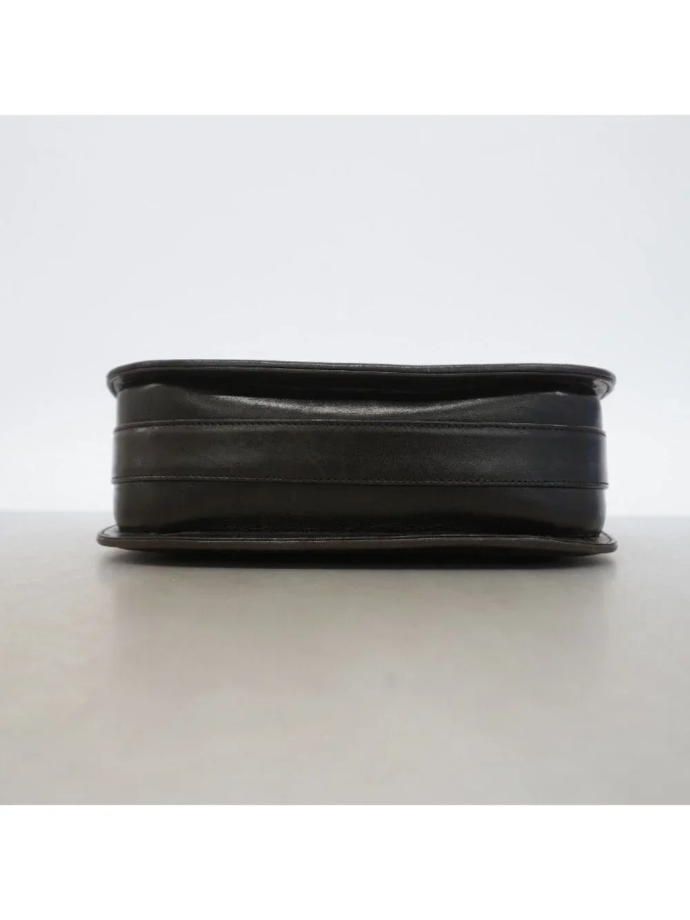 Chanel Shoulder Bag Quilted Lambskin Black Gold